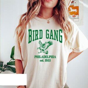 Bird Gang Shirt Philadelphia Eagles Unisex Tshirt Gift For Fan White